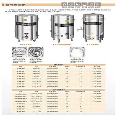 燃气款多功能煮面炉