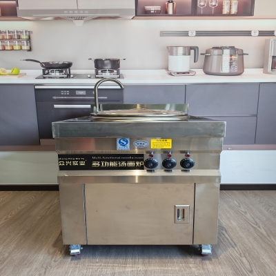 柜式豪华煮面炉安装使用视频